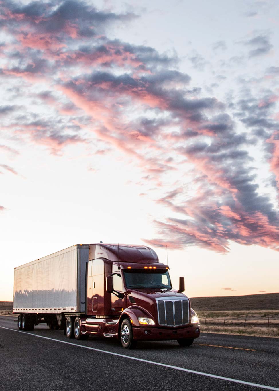 Citation Logistics commercial truck on the road